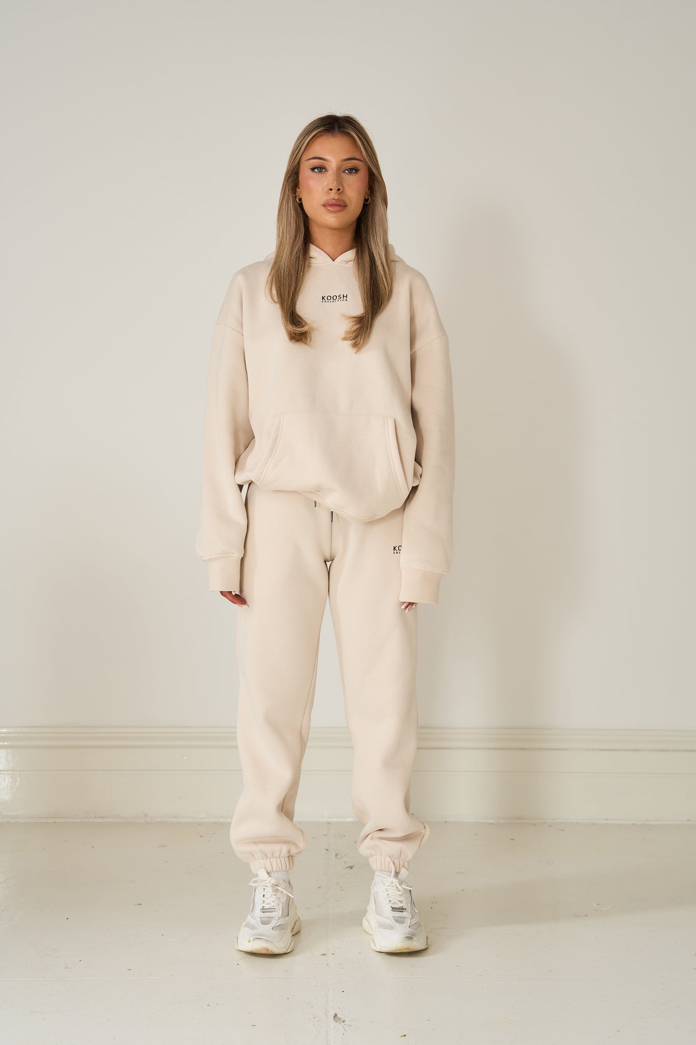 Oversized Hoodie, Oat, tracksuit set