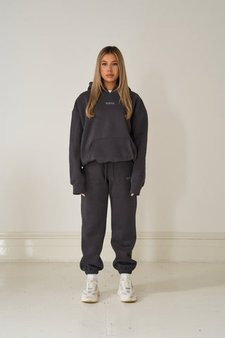 Koosh Oversized Hoodie - Dark Grey