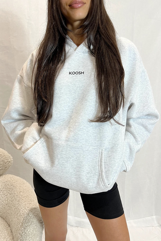 Koosh Oversized Hoodie - Grey Marle 2.0