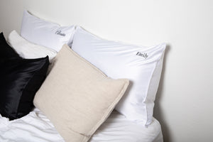 silk pillowcase - personalised silk pillowcase - acne pillowcases